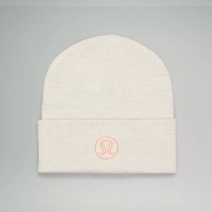 lululemon warm revelation beanie color tan size L/XL Unisex